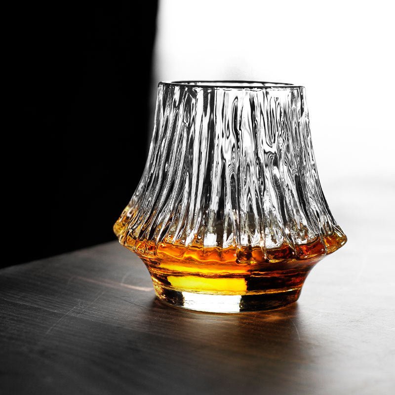 ワイン Crown Barbeito, Hachi Canon, Mateus Edo Kiriko Handcrafted Raijin Whisky Glass With Wooden Box