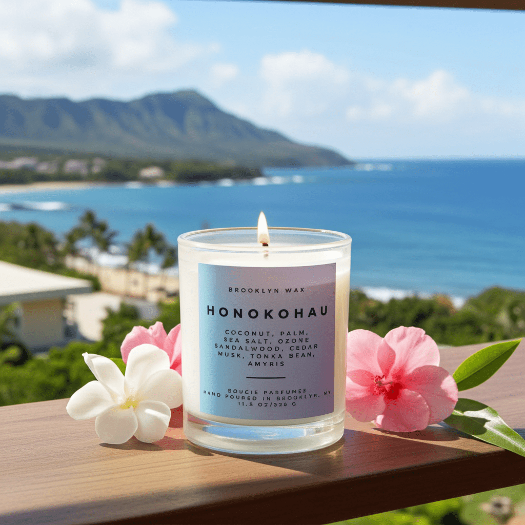 Honokohau Coconut Sandalwood Hawaii Inspired Scented Candle