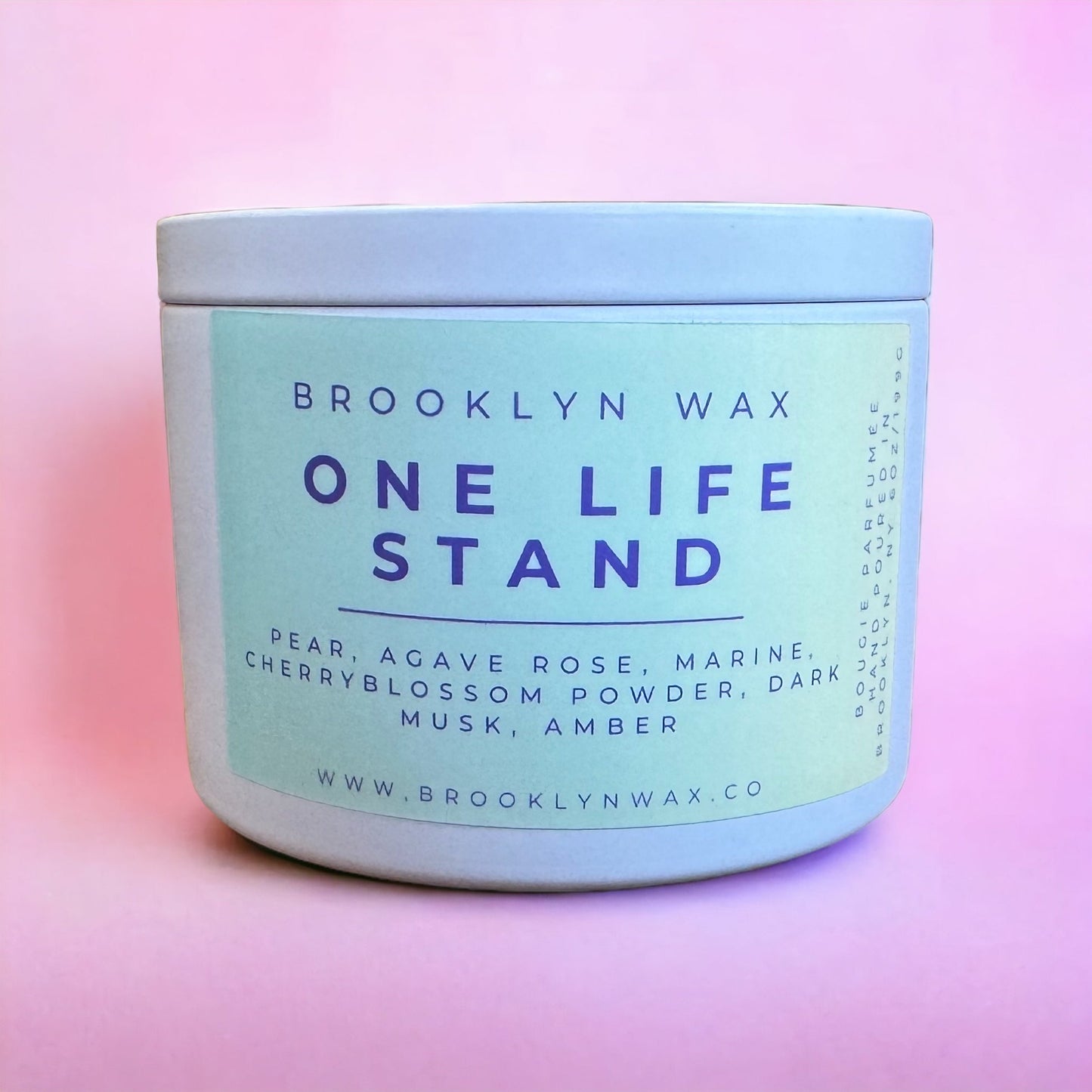 One Life Stand Candle 6oz - Brooklyn Wax