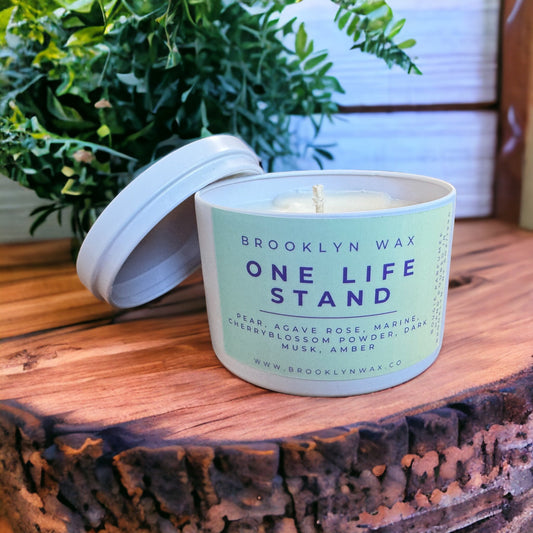 One Life Stand Candle 6oz - Brooklyn Wax