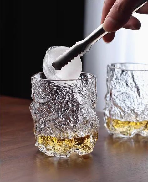 Shōtō Cliff, Textured Japanese Whisky Glass - Brooklyn Wax - Glassware