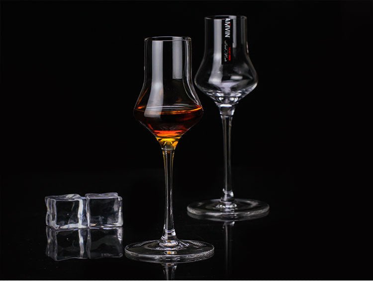 Tulip Goblet Stemmed Crystal Whisky Glass - Brooklyn Wax - Glassware