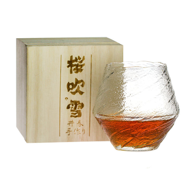 Japanese Handcrafted Chamvin Edo Kiriko Whisky Glass