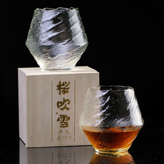 Japanese Handcrafted Chamvin Edo Kiriko Whisky Glass