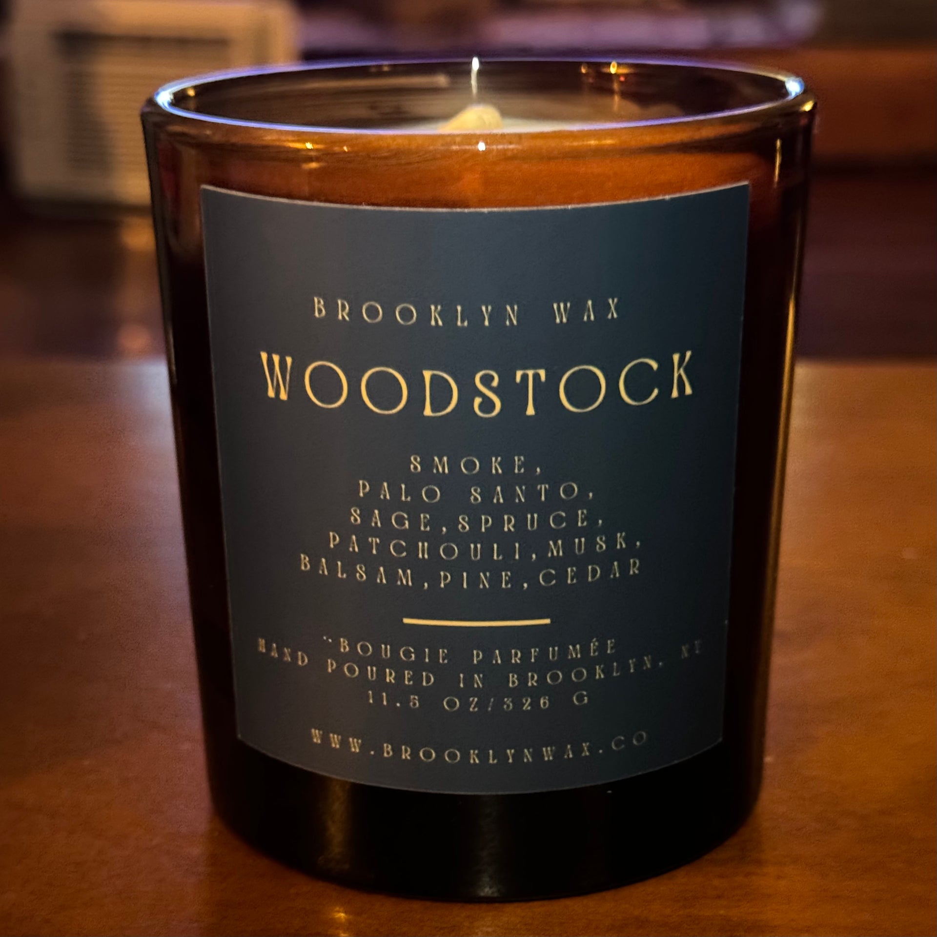 Woodstock Candle 11.5oz - Brooklyn Wax