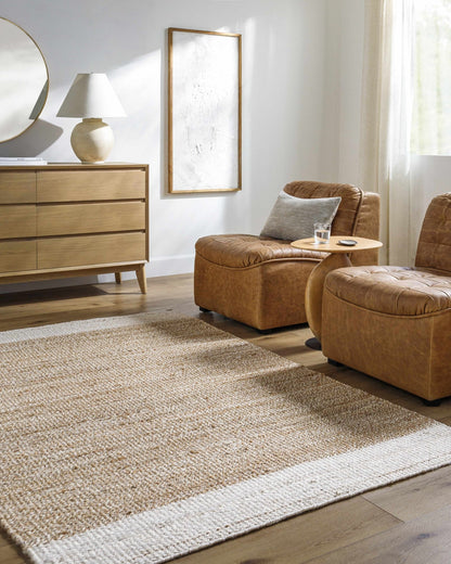 Aderyn Jute Area Rug - Brooklyn Wax - Rugs