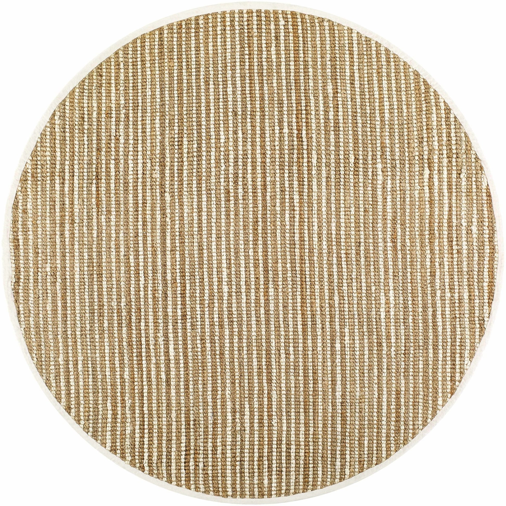 Ambel Tan Camel Jute Area Rug - Brooklyn Wax - Rugs