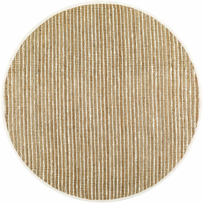 Ambel Tan Camel Jute Area Rug - Brooklyn Wax - Rugs