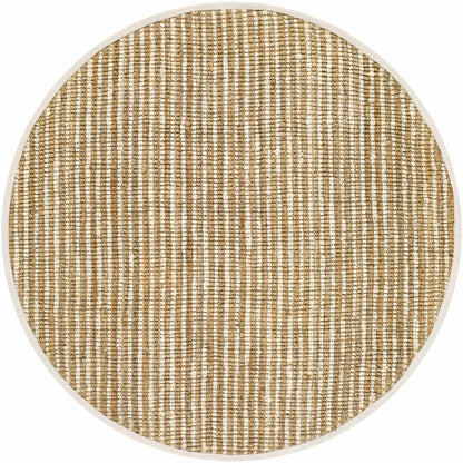 Ambel Tan Camel Jute Area Rug - Brooklyn Wax - Rugs