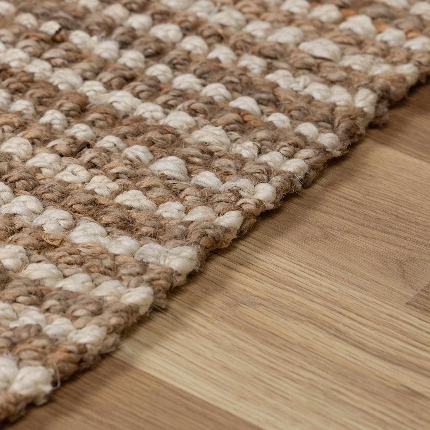Ambel Tan Camel Jute Area Rug - Brooklyn Wax - Rugs