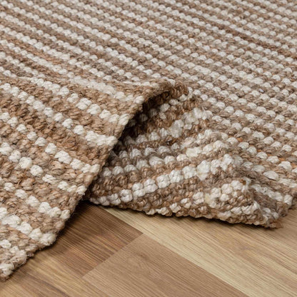 Ambel Tan Camel Jute Area Rug - Brooklyn Wax - Rugs