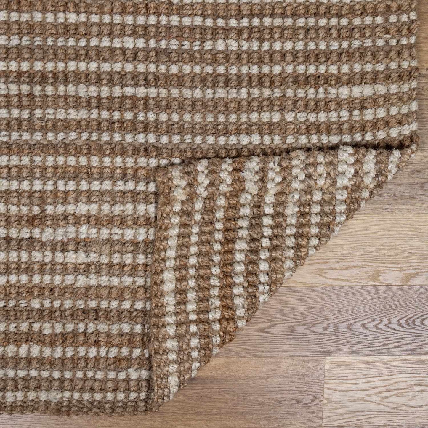 Ambel Tan Camel Jute Area Rug - Brooklyn Wax - Rugs