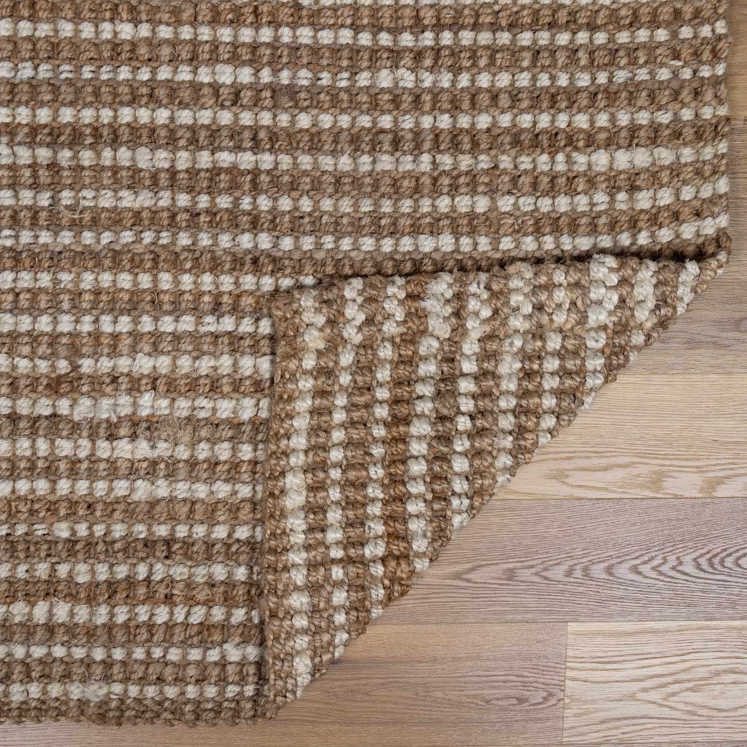 Ambel Tan Camel Jute Area Rug - Brooklyn Wax - Rugs