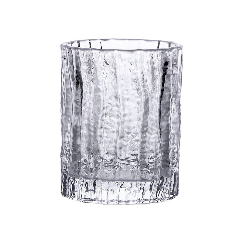 Japanese Tree Pattern Crystal Whisky Glass