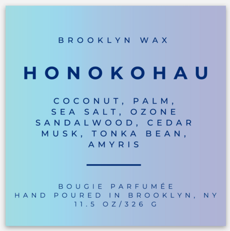 Honokohau Candle 6oz - Brooklyn Wax