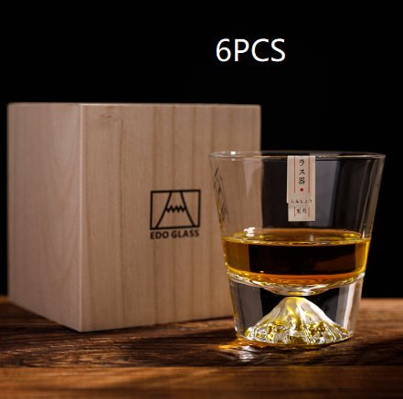 Household Compact Japanese Mount Whiskey Glass - Brooklyn Wax - Glassware