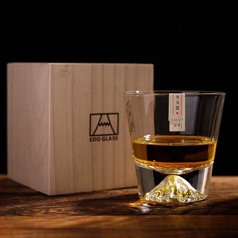 Household Compact Japanese Mount Whiskey Glass - Brooklyn Wax - Glassware