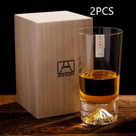 Household Compact Japanese Mount Whiskey Glass - Brooklyn Wax - Glassware
