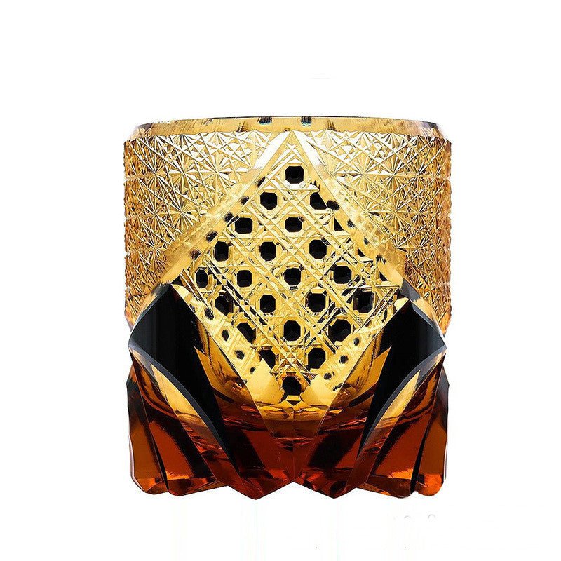 Japanese Fashion Crystal Glass Whiskey Glasses - Brooklyn Wax - Glassware