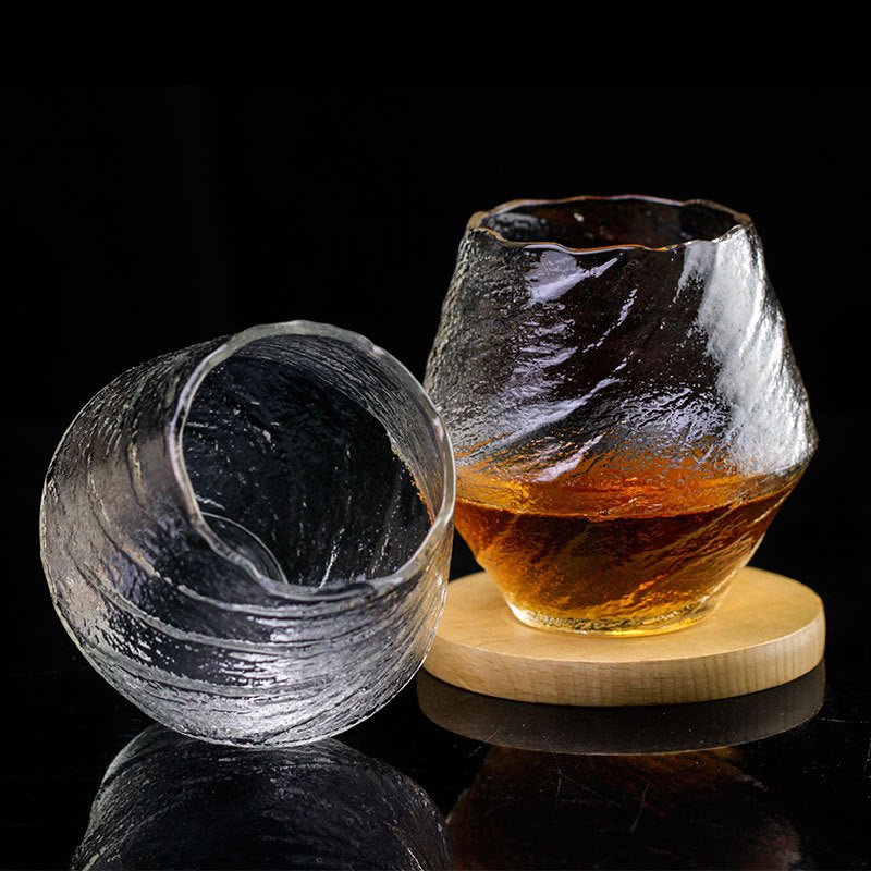 Japanese Handcrafted Chamvin Edo Kiriko Whisky Glass - Brooklyn Wax - Glassware