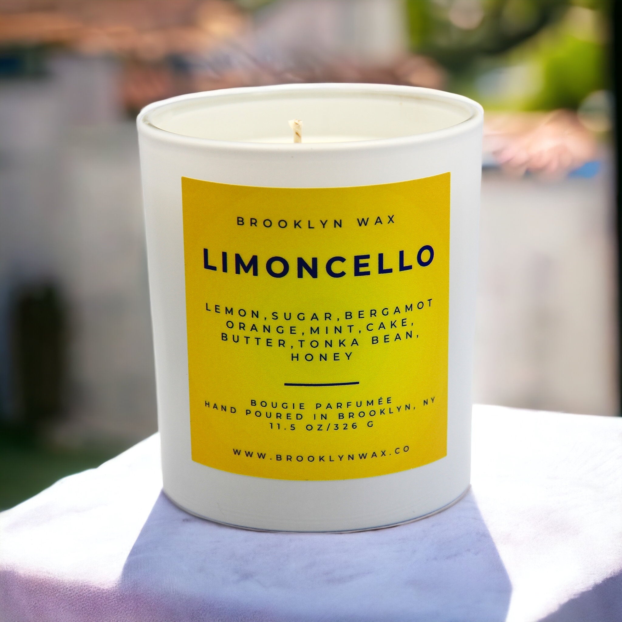 Brooklyn Wax Limoncello Lemon Citrus Italian Luxury Scented Candles