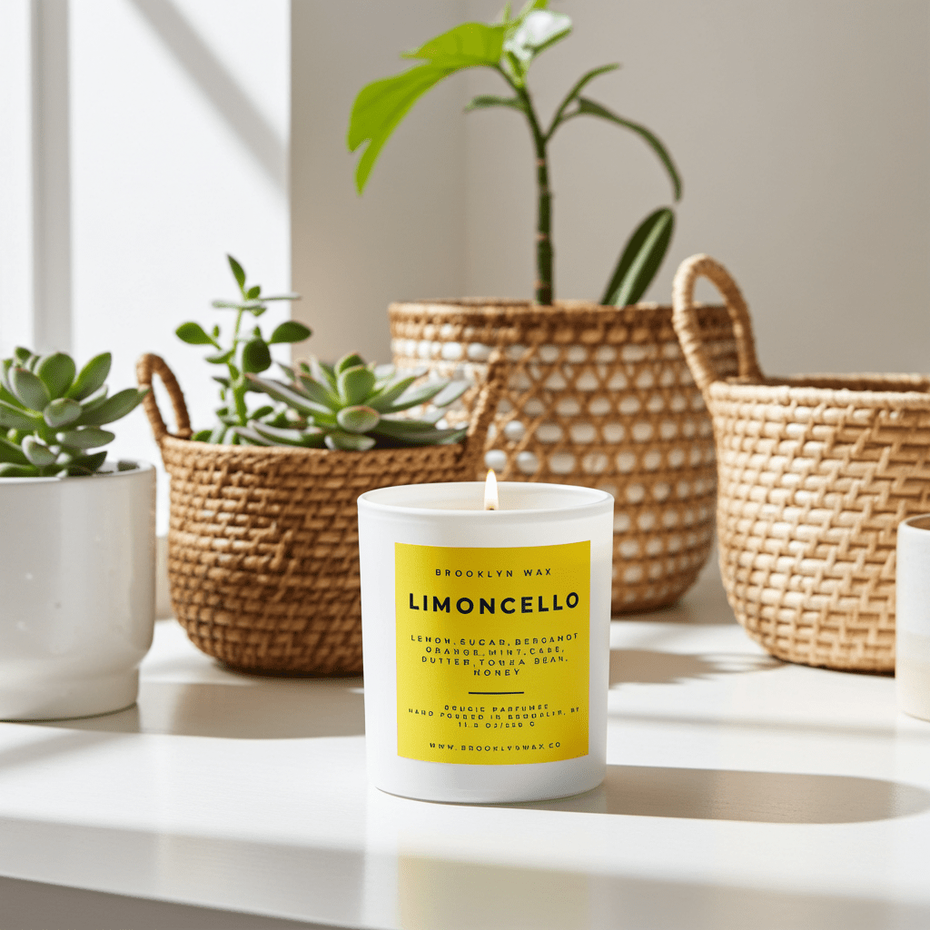 Limoncello Scented Candle 11.5oz - Brooklyn Wax - Candle