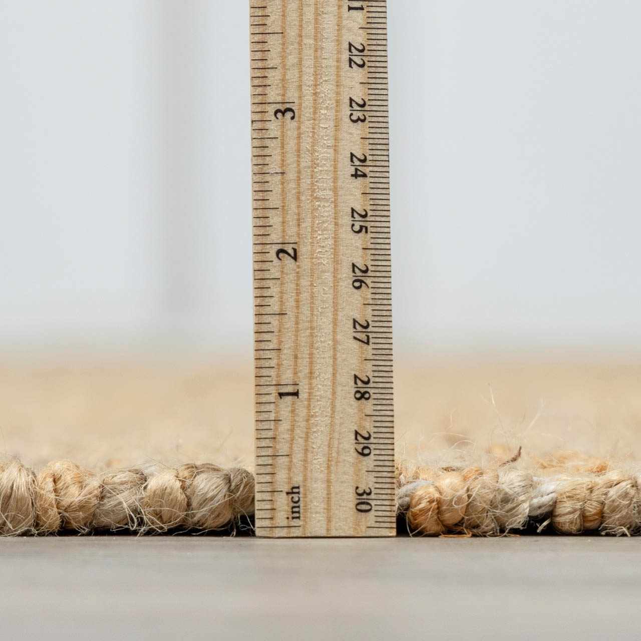 Lonut Checkered Jute Area Rug - Brooklyn Wax - Rugs