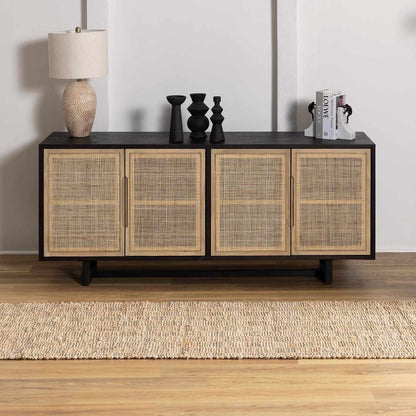 Lonut Checkered Jute Area Rug - Brooklyn Wax - Rugs