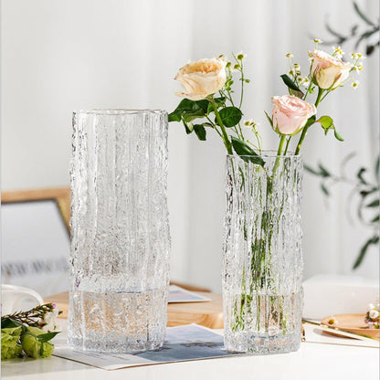 Nordic Light Japandi Rock Glass Vase - Brooklyn Wax - Vase