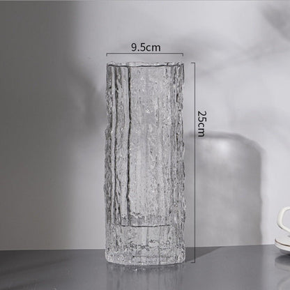 Nordic Light Japandi Rock Glass Vase - Brooklyn Wax - Vase