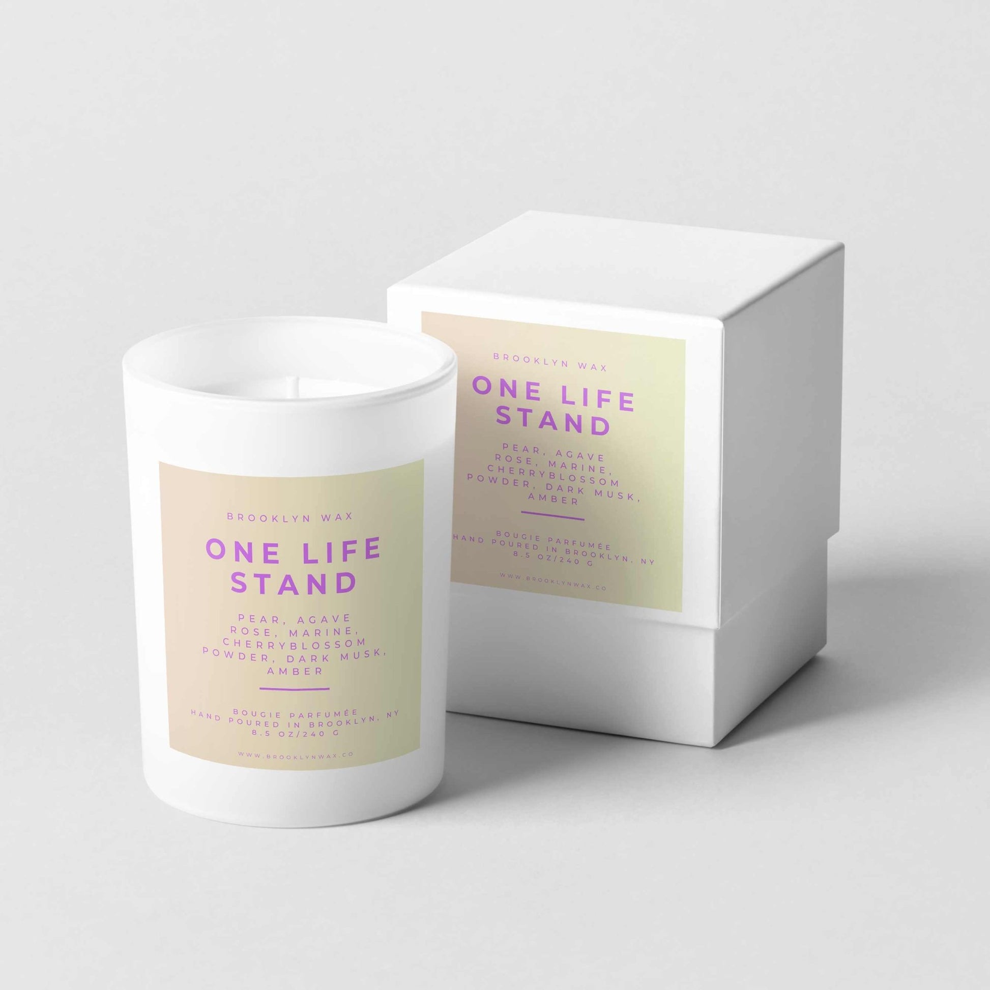 One Life Stand Candle 11.5oz - Brooklyn Wax