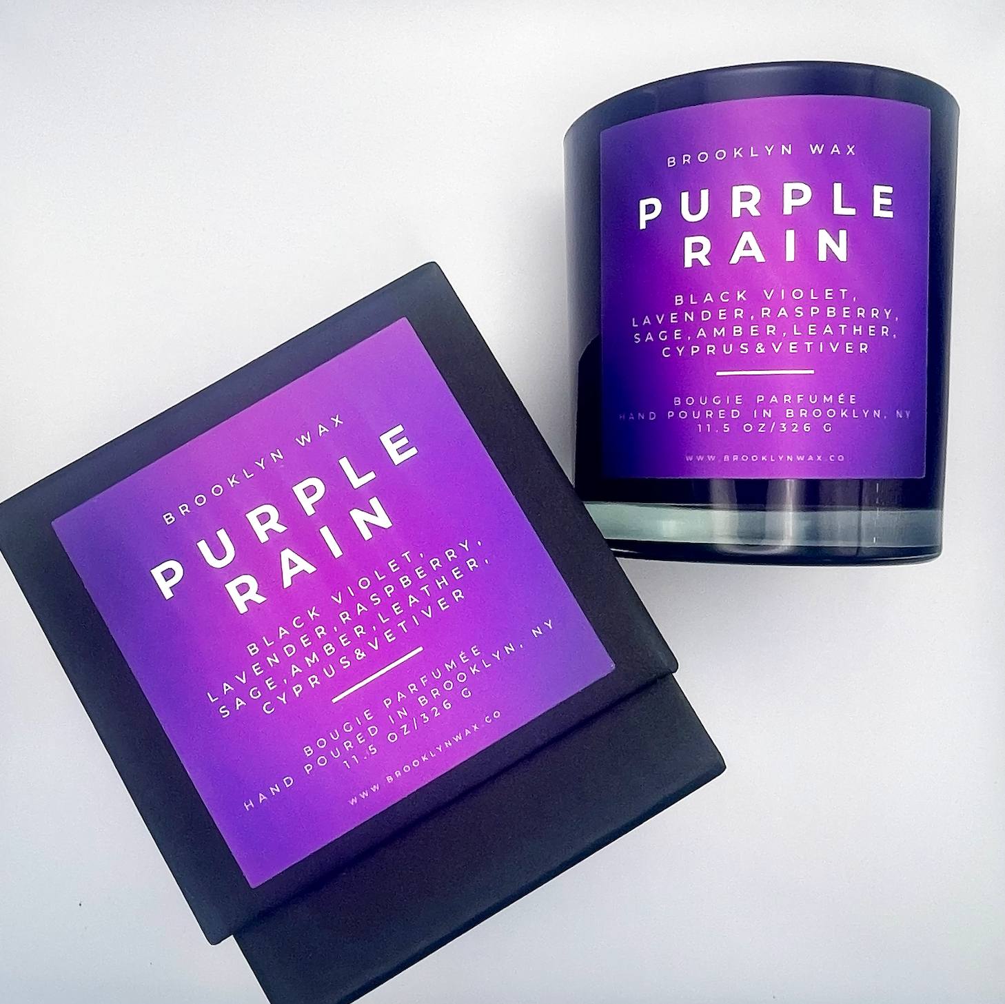 Purple Rain Scented Candle 11.5oz - Brooklyn Wax