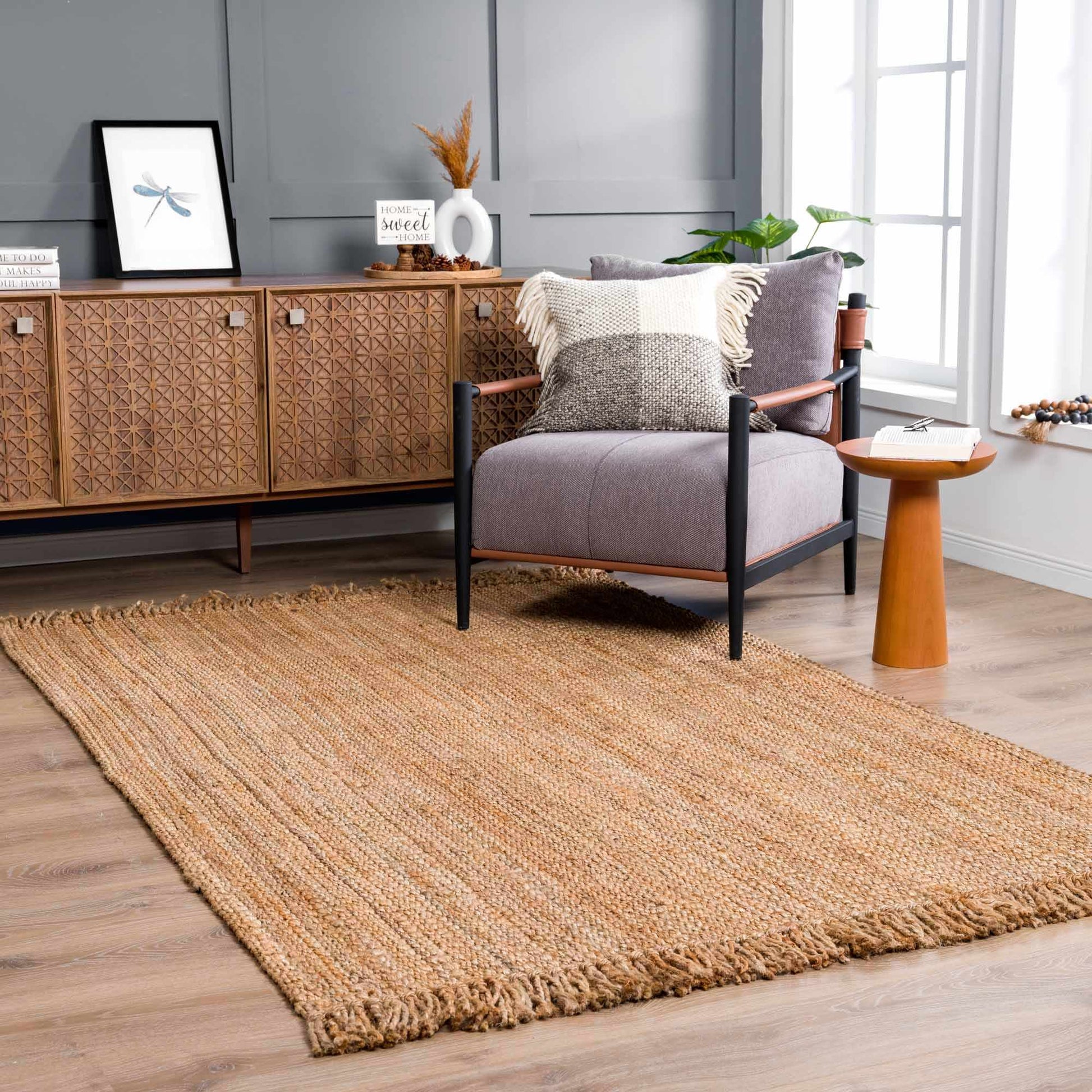 Senneterre Natural Jute Rug - Brooklyn Wax - Rugs