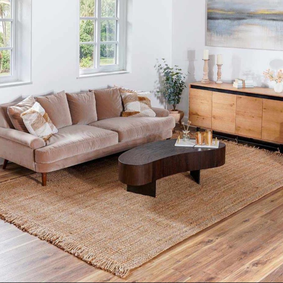 Senneterre Natural Jute Rug - Brooklyn Wax - Rugs