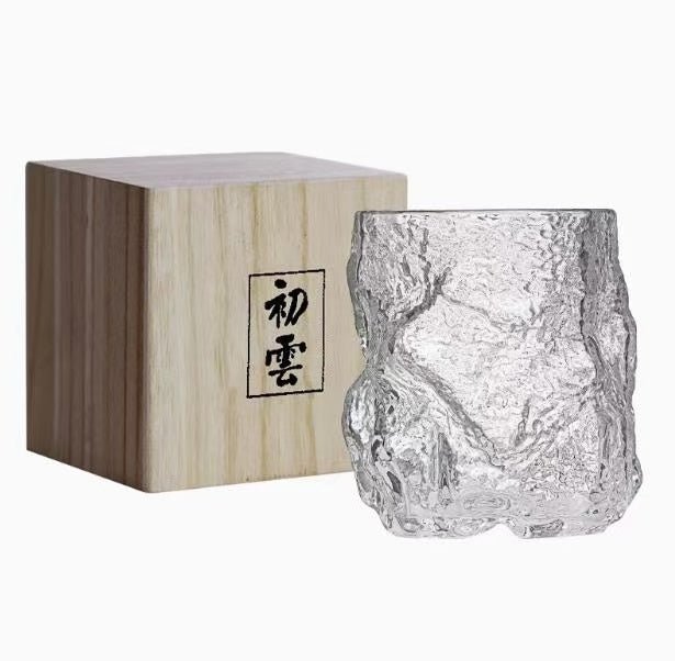 Shōtō Cliff, Textured Japanese Whisky Glass - Brooklyn Wax - Glassware