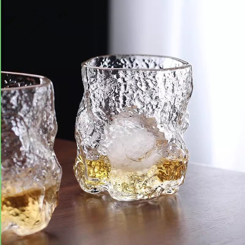 Shōtō Cliff, Textured Japanese Whisky Glass - Brooklyn Wax - Glassware
