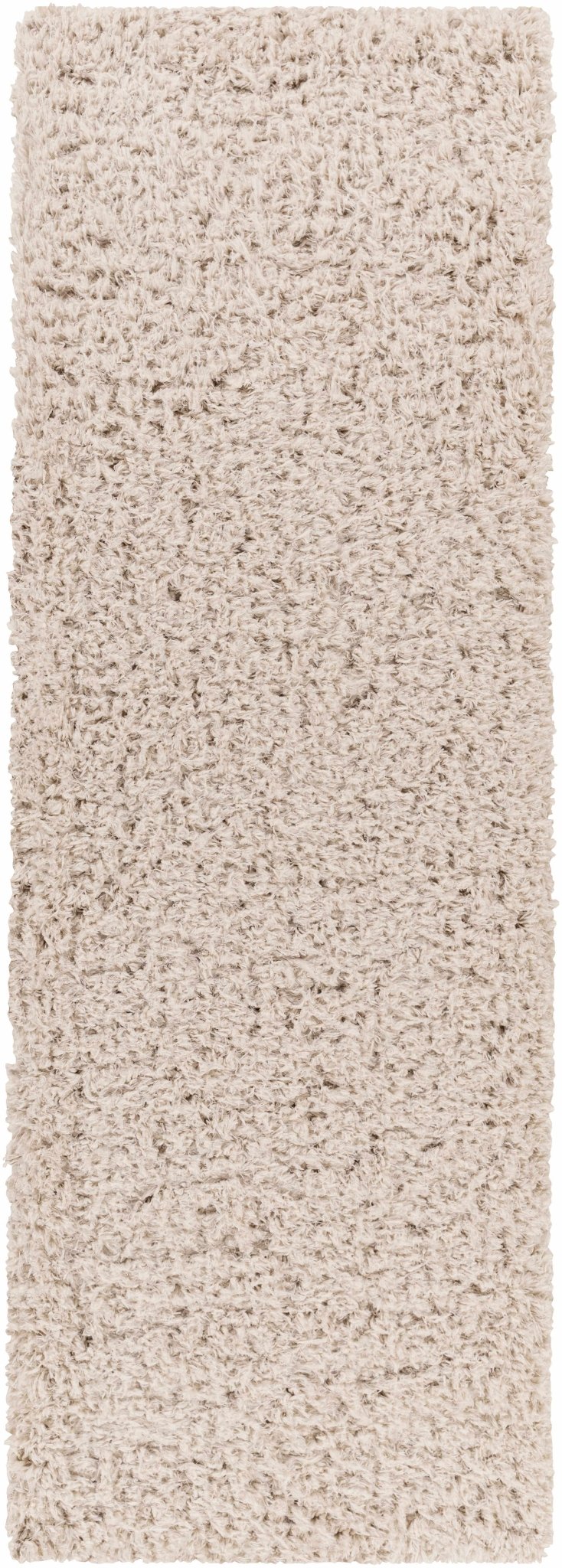 Siari Solid Oatmeal Shag Rug - Brooklyn Wax - Rugs