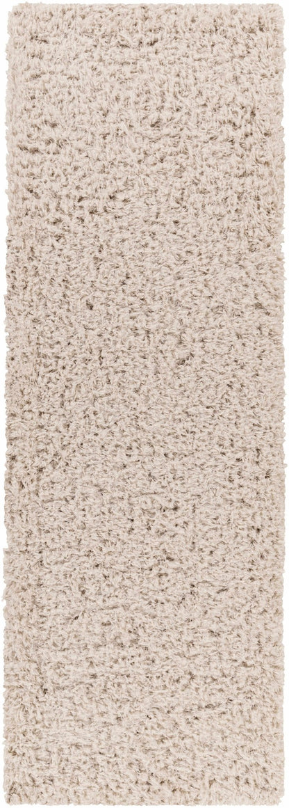 Siari Solid Oatmeal Shag Rug - Brooklyn Wax - Rugs