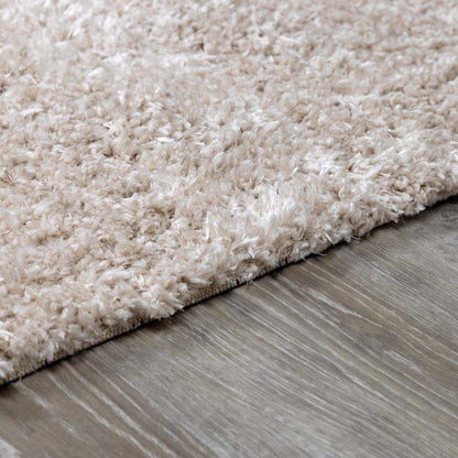 Siari Solid Oatmeal Shag Rug - Brooklyn Wax - Rugs