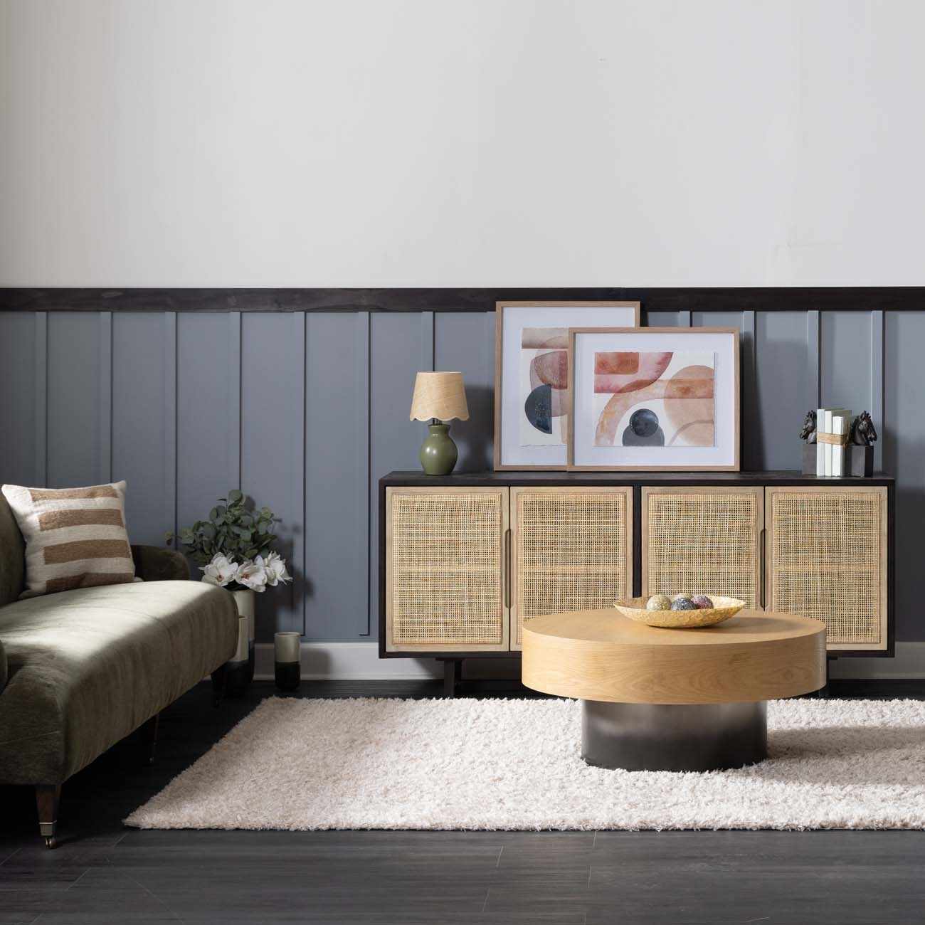 Siari Solid Oatmeal Shag Rug - Brooklyn Wax - Rugs