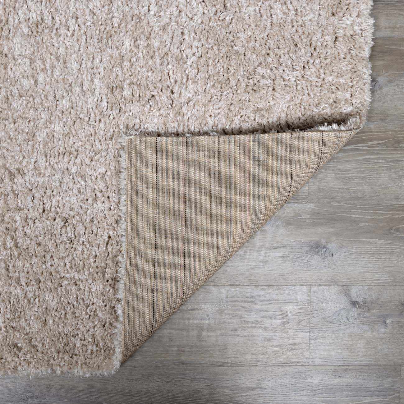 Siari Solid Oatmeal Shag Rug - Brooklyn Wax - Rugs