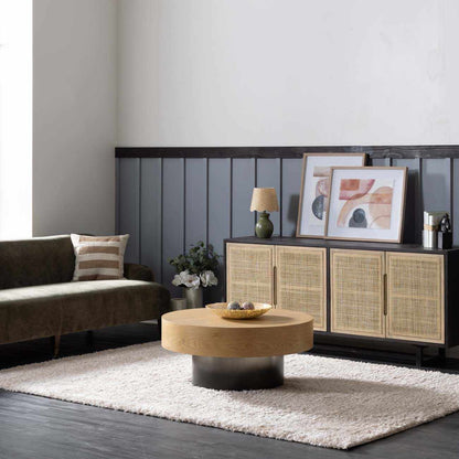 Siari Solid Oatmeal Shag Rug - Brooklyn Wax - Rugs