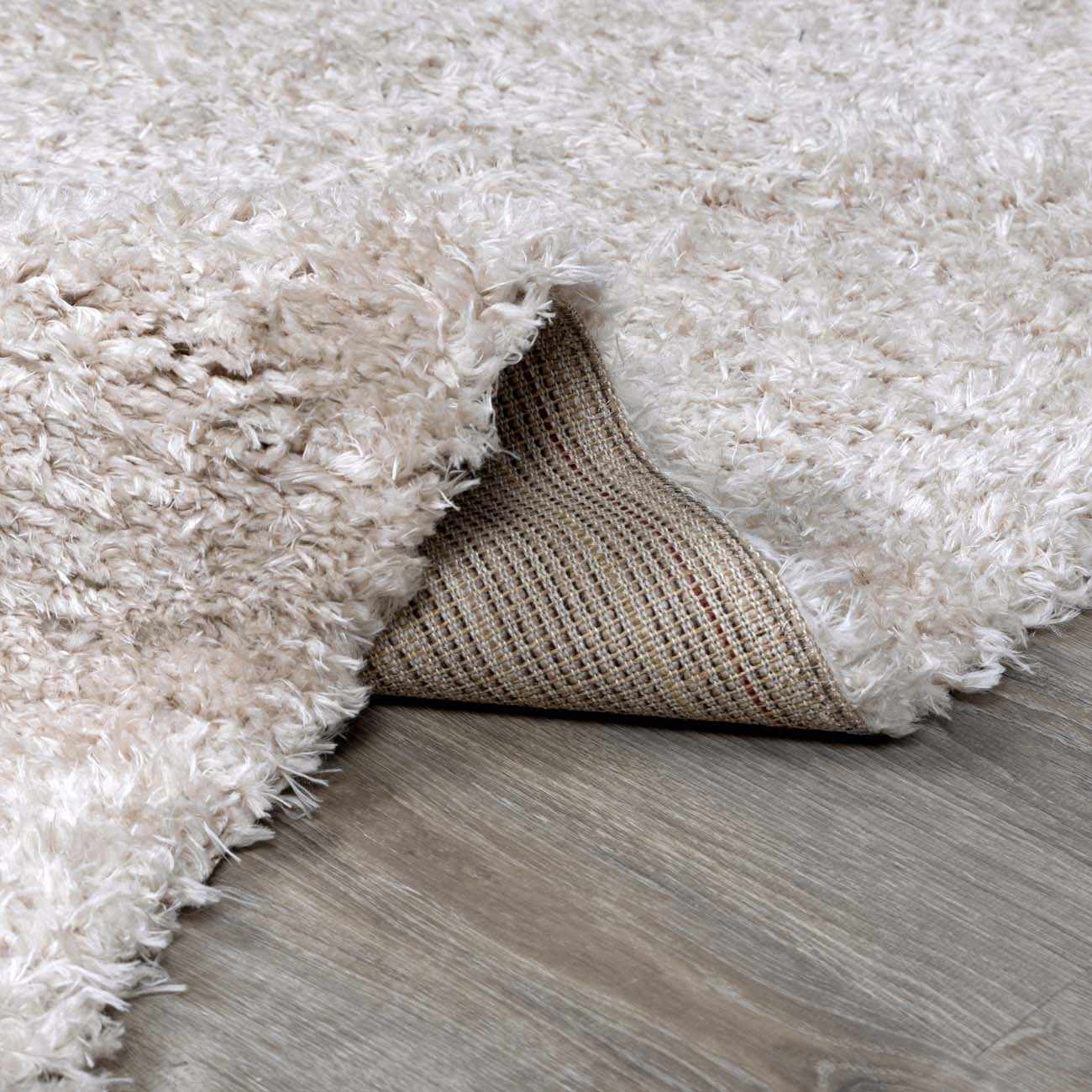Siari Solid Oatmeal Shag Rug - Brooklyn Wax - Rugs