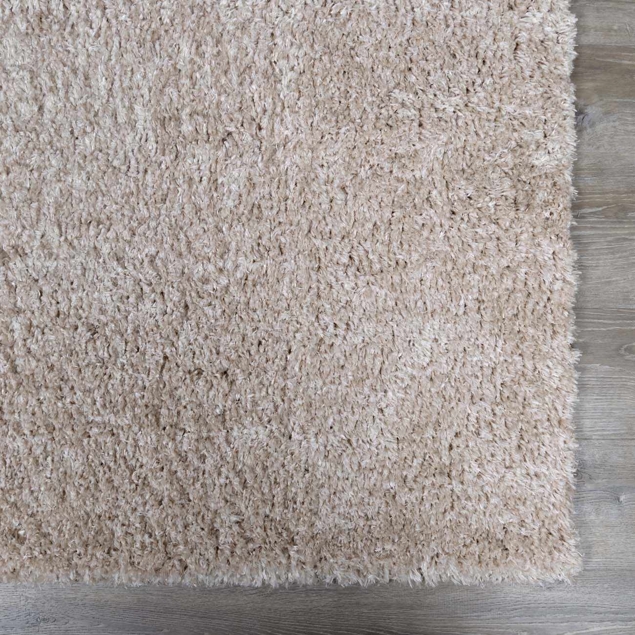 Siari Solid Oatmeal Shag Rug - Brooklyn Wax - Rugs