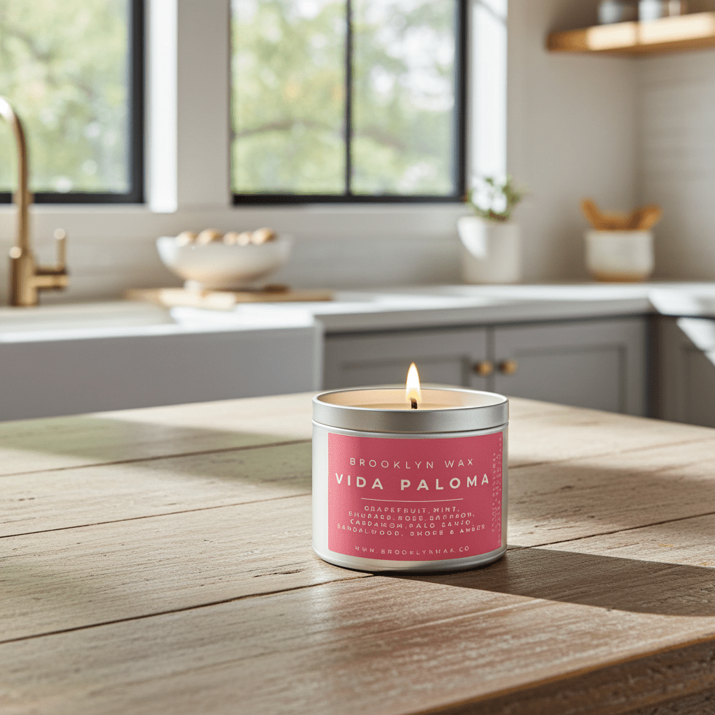 Vida Paloma Candle - 6oz - Brooklyn Wax - Candle