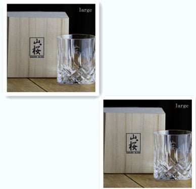 Whiskey Crystal Glass Japanese Ins Wind Log Box - Brooklyn Wax - Glassware
