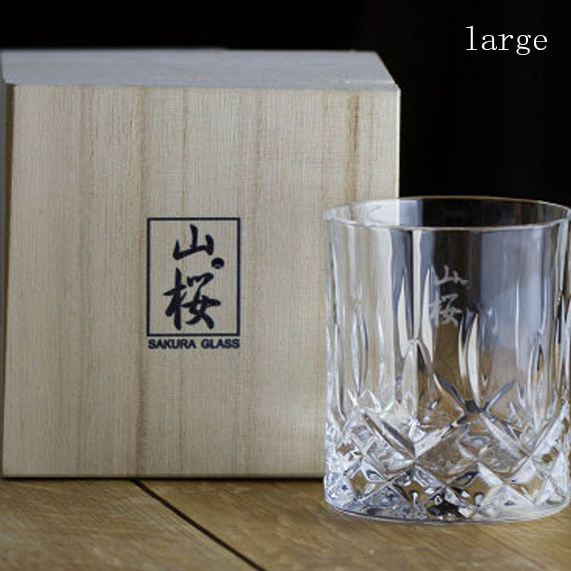 Whiskey Crystal Glass Japanese Ins Wind Log Box - Brooklyn Wax - Glassware