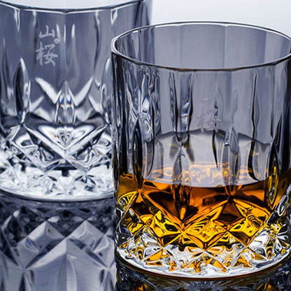 Whiskey Crystal Glass Japanese Ins Wind Log Box - Brooklyn Wax - Glassware