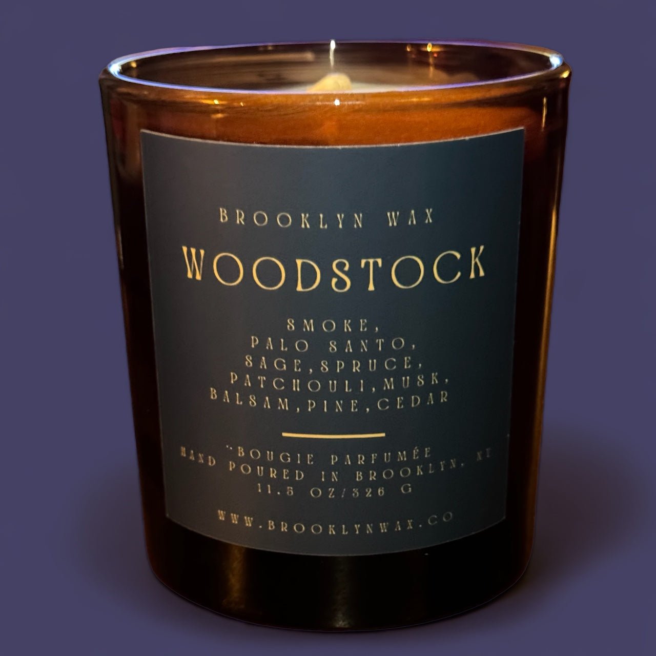 Woodstock  Pine Scented Candle 11.5oz - Brooklyn Wax